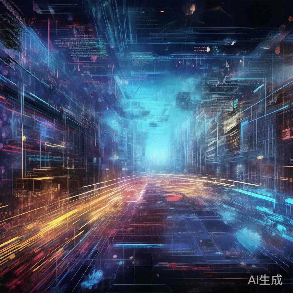 科技动态背景图，技术进步的视觉盛宴