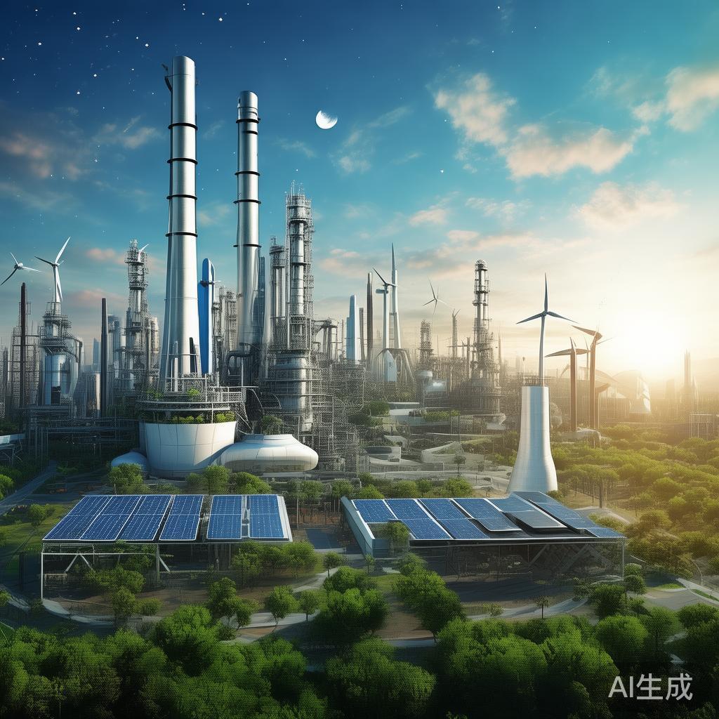 在双碳目标下，石油科技为绿色能源提供了新的机遇。