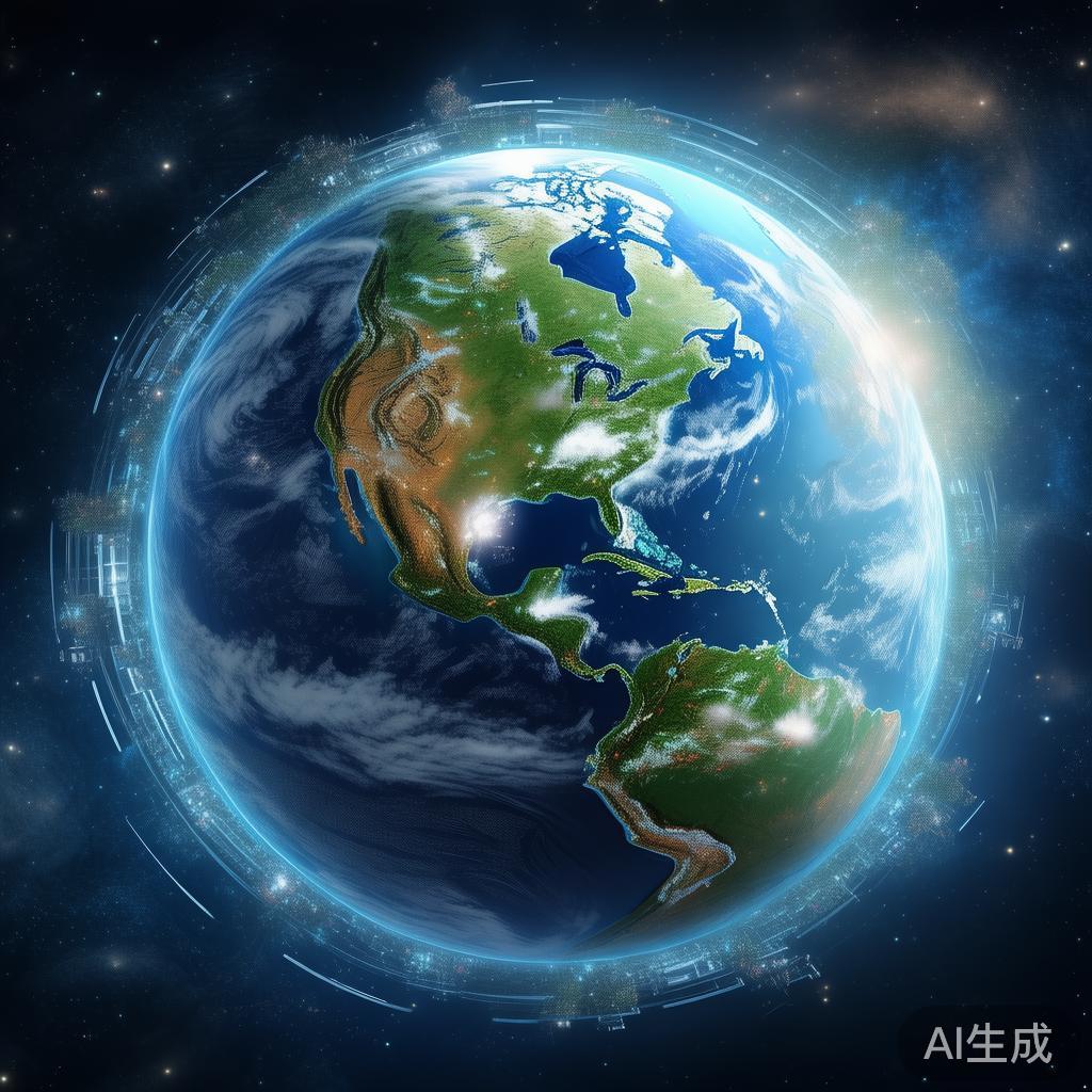 5D地球科技动态壁纸，探索未来环境