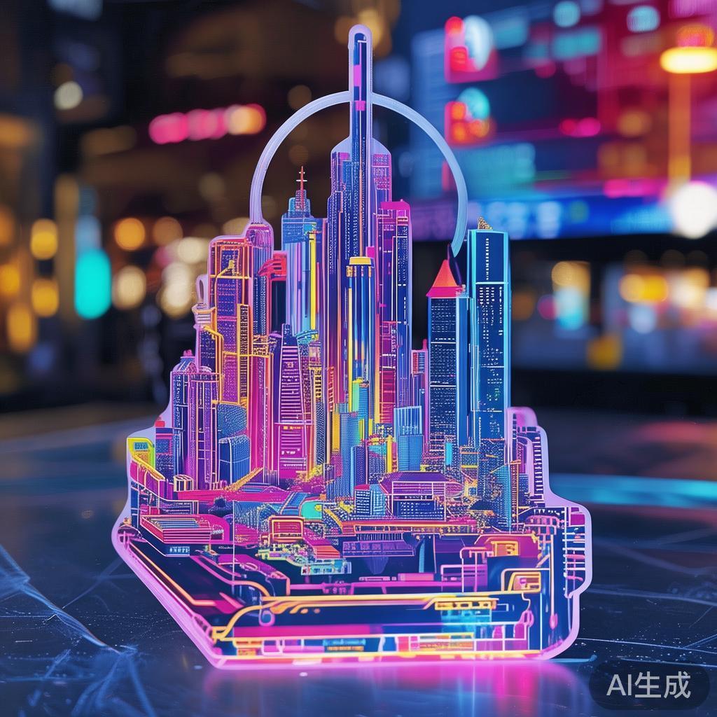 科技动态贴纸,未来科技的未来 科技动态贴纸,未来科技的未来