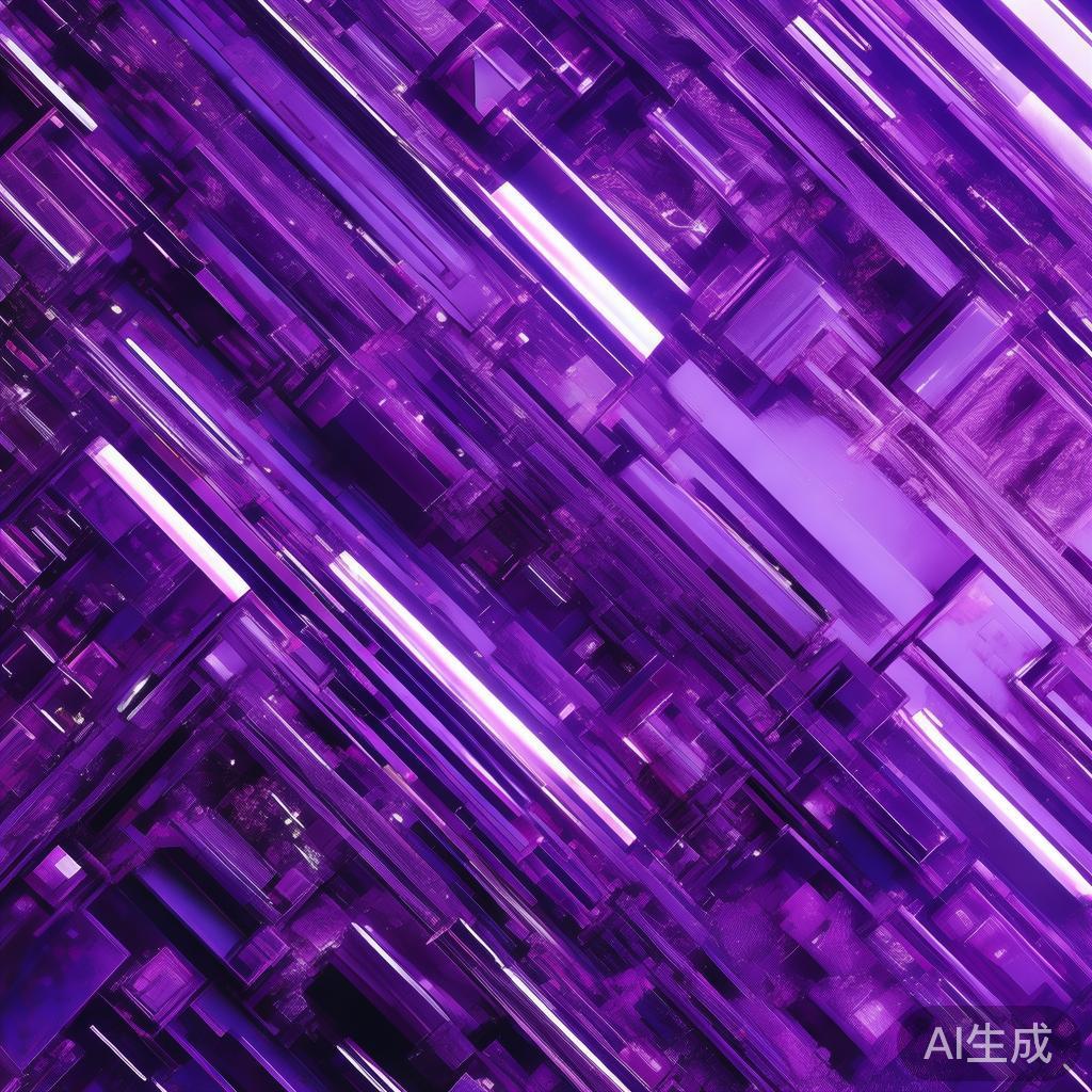 科技美学，紫色动态壁纸的视觉盛宴