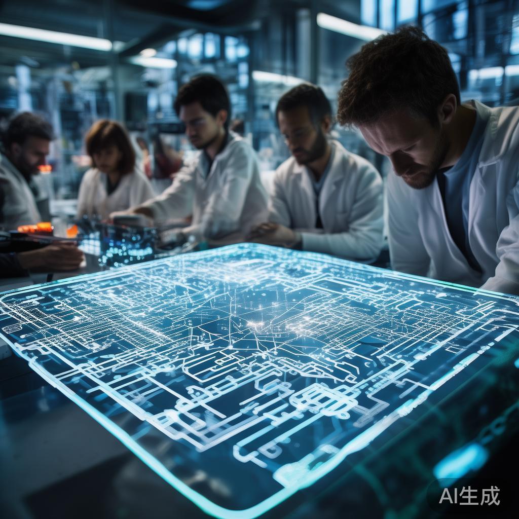 科技动态线路图的制作方法