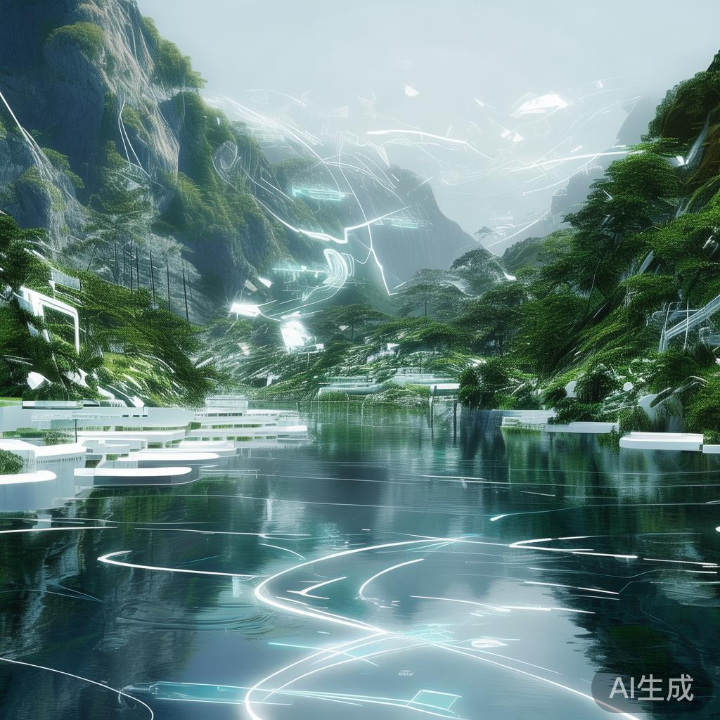 白色高科技动态壁纸,科技与自然的完美融合 白色高科技动态壁纸,科技与自然的完美融合