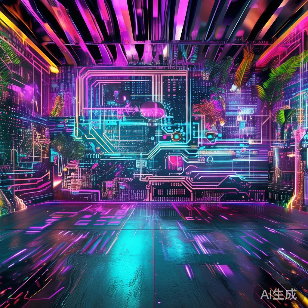 科技画中奇思妙想背景墙创意设计