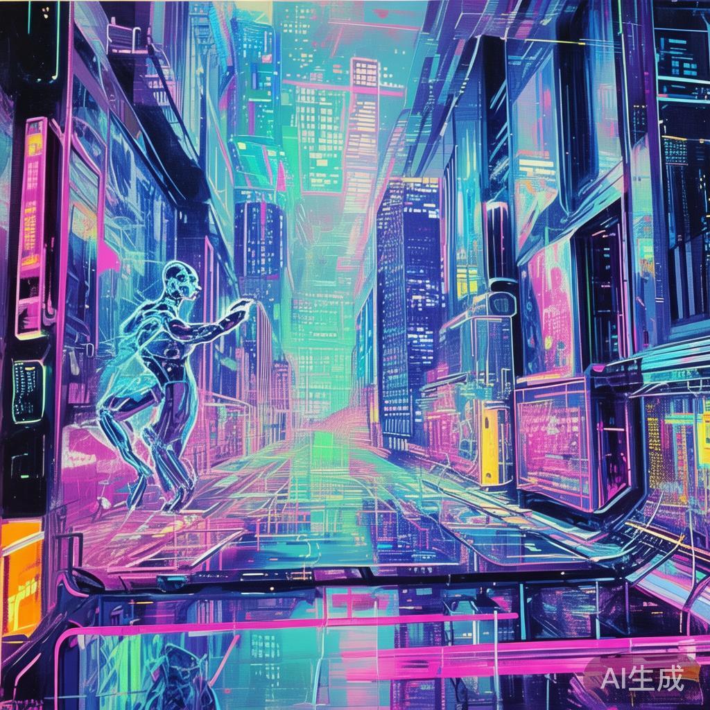 科技动态绘画，从AI到未来