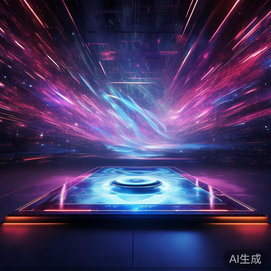 科技与音乐，震撼科技动态背景下的音乐下载