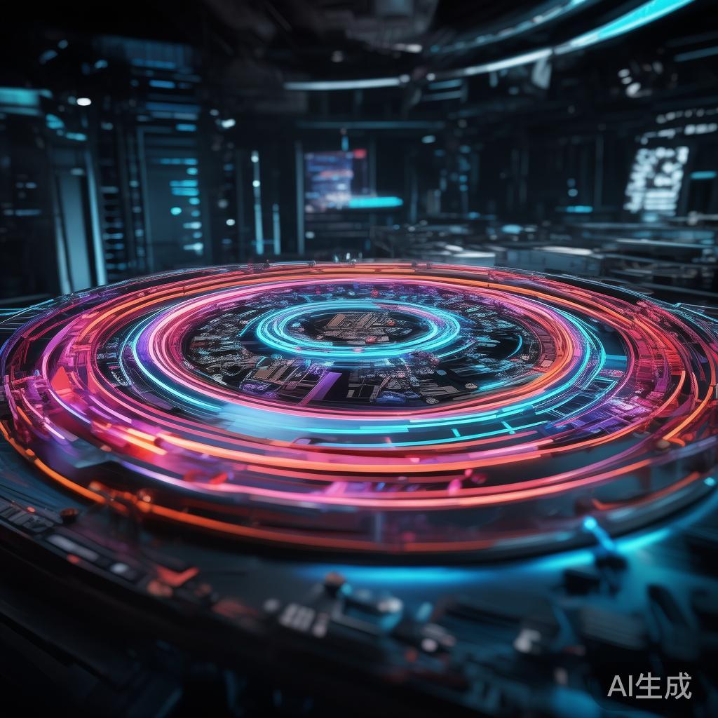 科技圆圈素材视频设计与制作