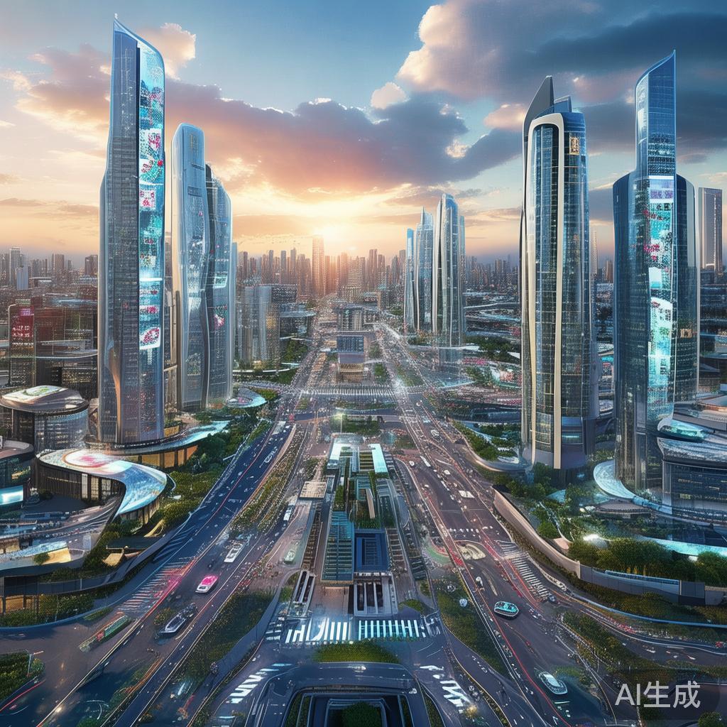 城市科技动态图，城市未来发展的新方向