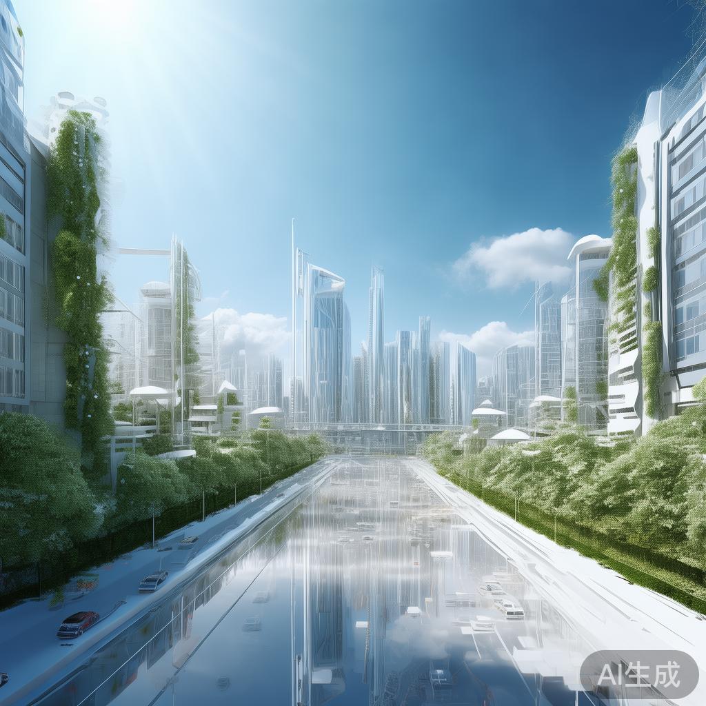 科技动态壁纸，白色环保的未来