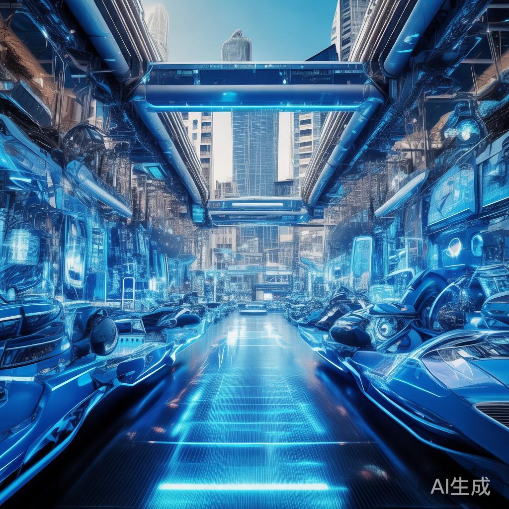 蓝色科技，边界技术的视觉盛宴