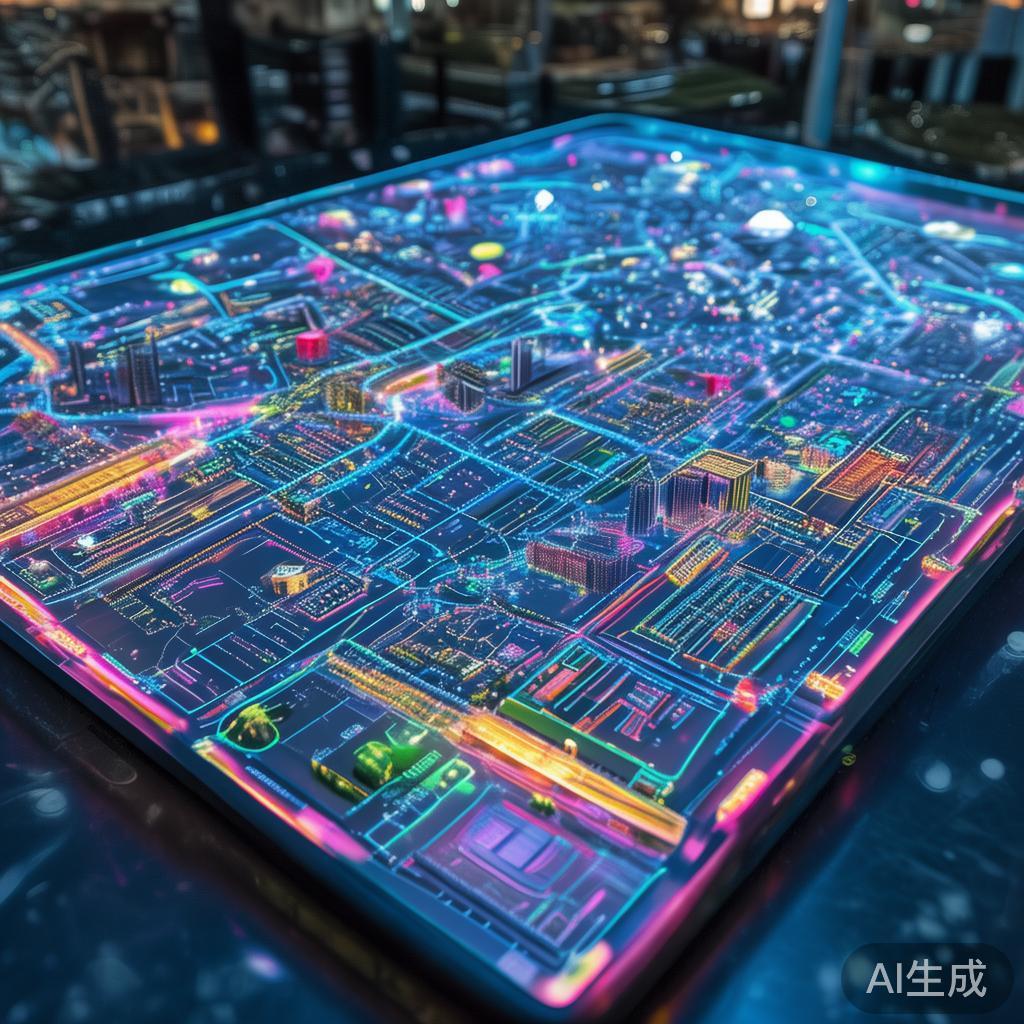 科技动态地图，技术与生活的完美融合