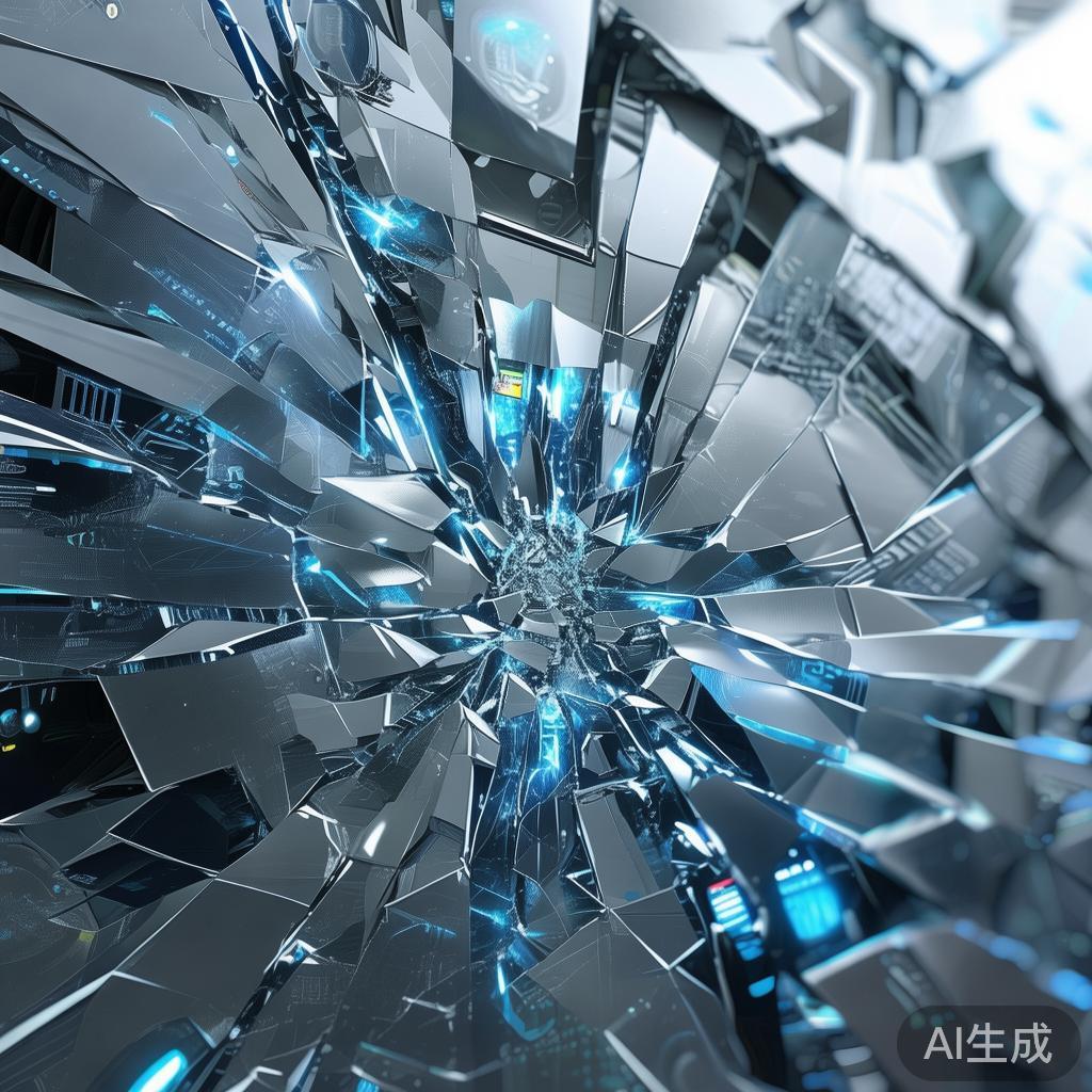 科技动态壁纸碎屏图标，科技感十足的科技壁纸