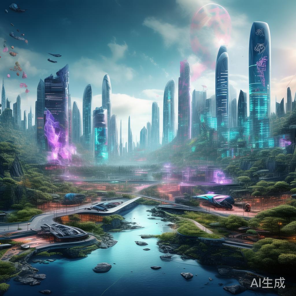 超末来科技动态壁纸，新时代科技与自然界的完美融合