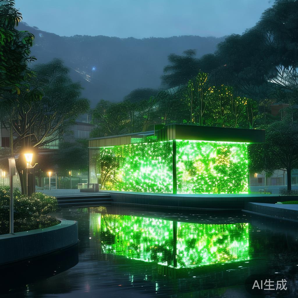 蓝泰环保科技开发区，生态之光，绿色未来
