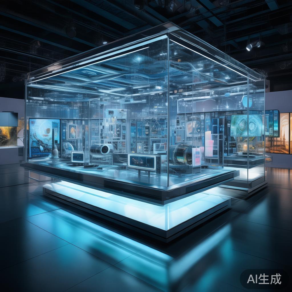 科技动态，智慧未来展台素材库