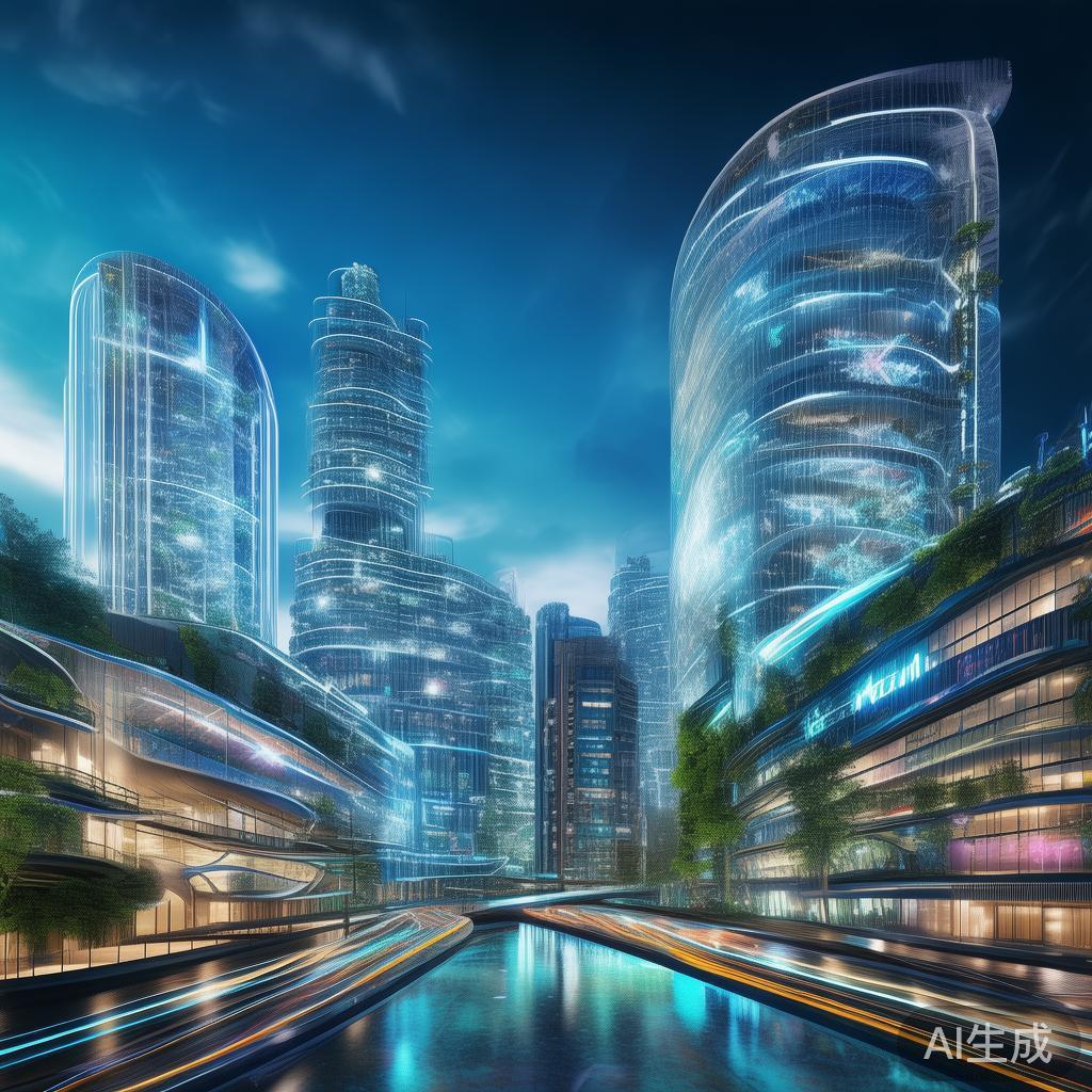 科技动态壁纸，未来建筑的新范式