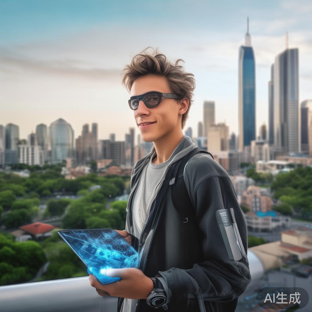 年轻人，科技与生活的完美融合