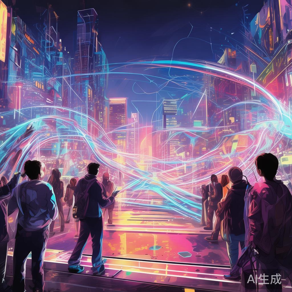 科技动态，插画海报素材的未来