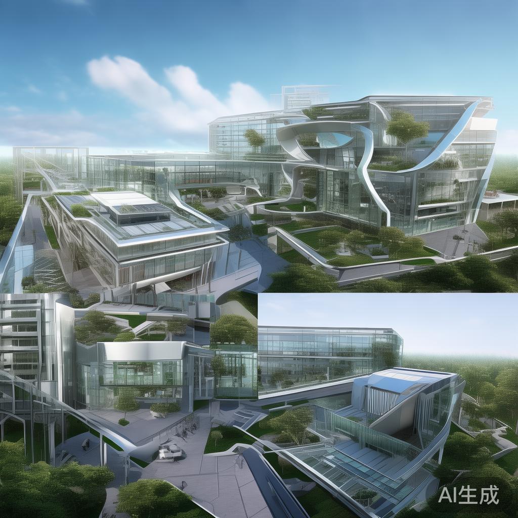 现代科技发展的关键工具，科技园功能体系设计图纸