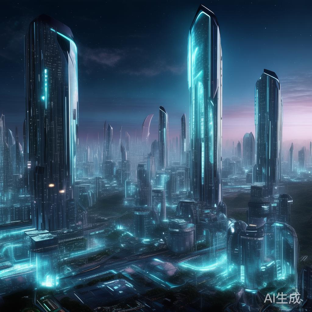 未来科技，星空下的创新与未来图景