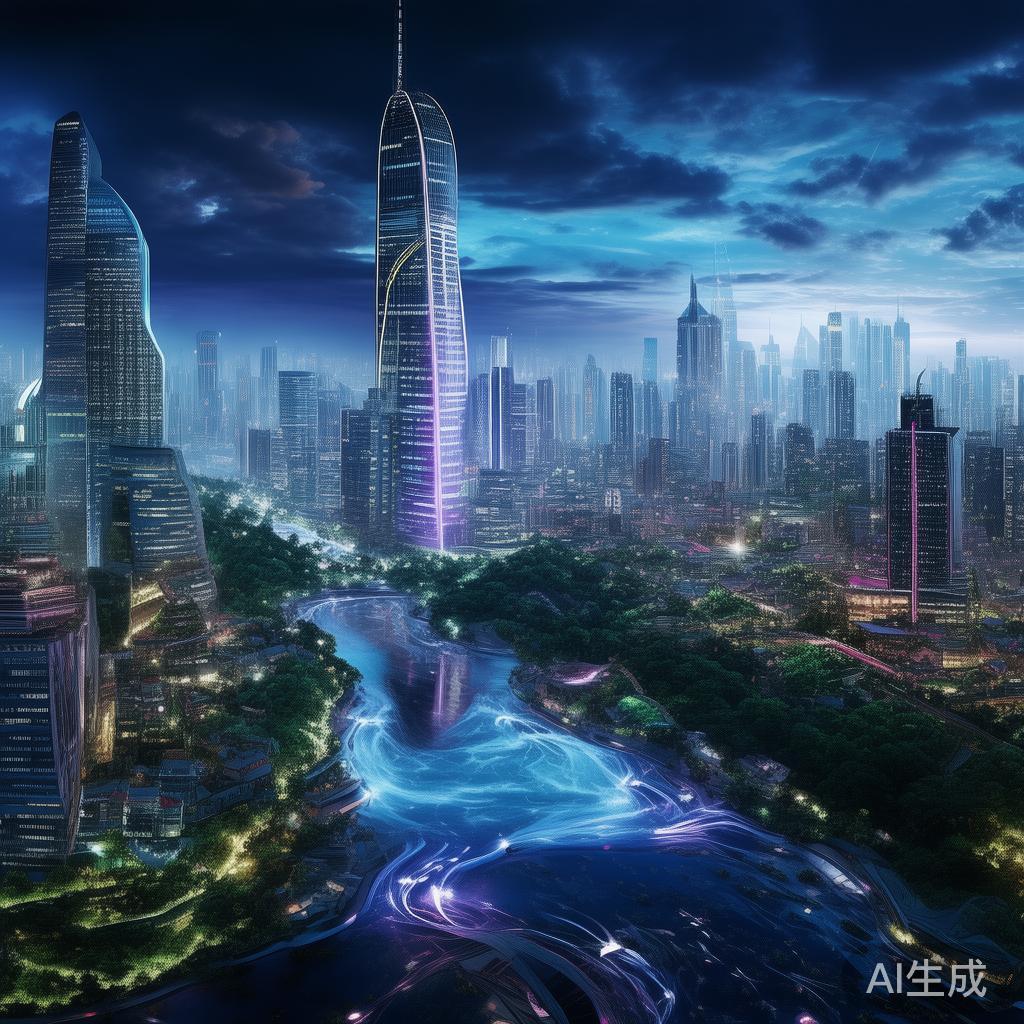 科技动态壁纸无缝，自然与科技的和谐融合