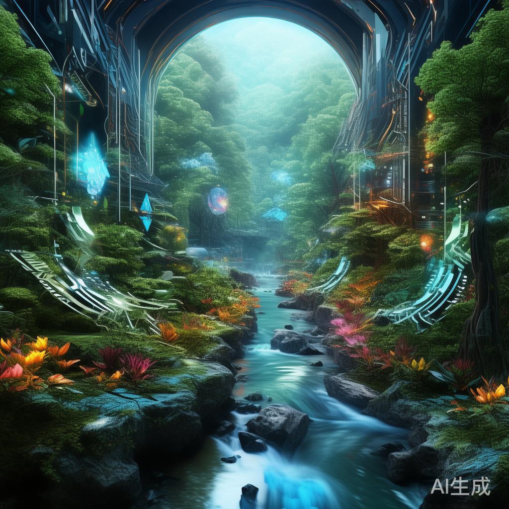 增强科技与自然的和谐共生，壁纸科技动态图的创新应用