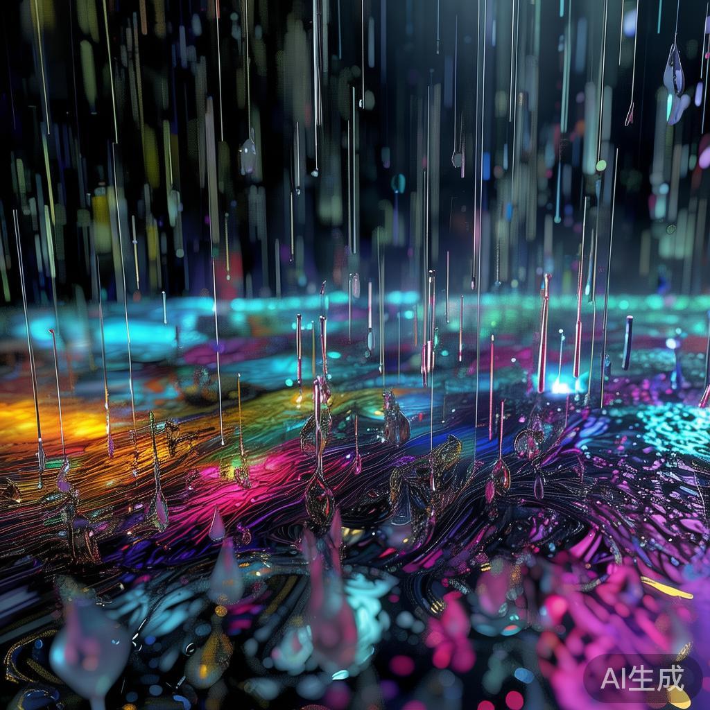 数字雨黑科技动态壁纸，数字艺术的未来创新