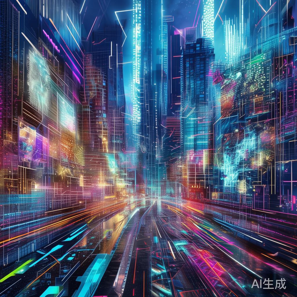 科技动态素材图文，未来科技趋势的视觉表达