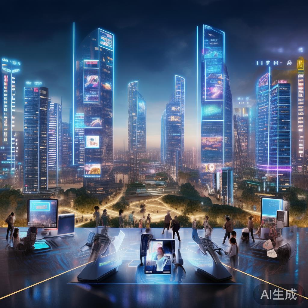 海麦科技服务体系，科技赋能生活，精准服务未来