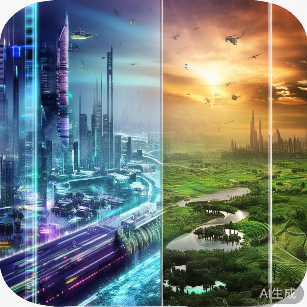 科技动态屏保壁纸，从未来到现在的风景