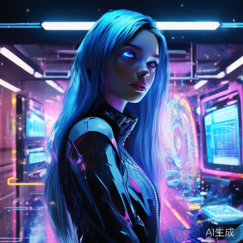 科技少女壁纸