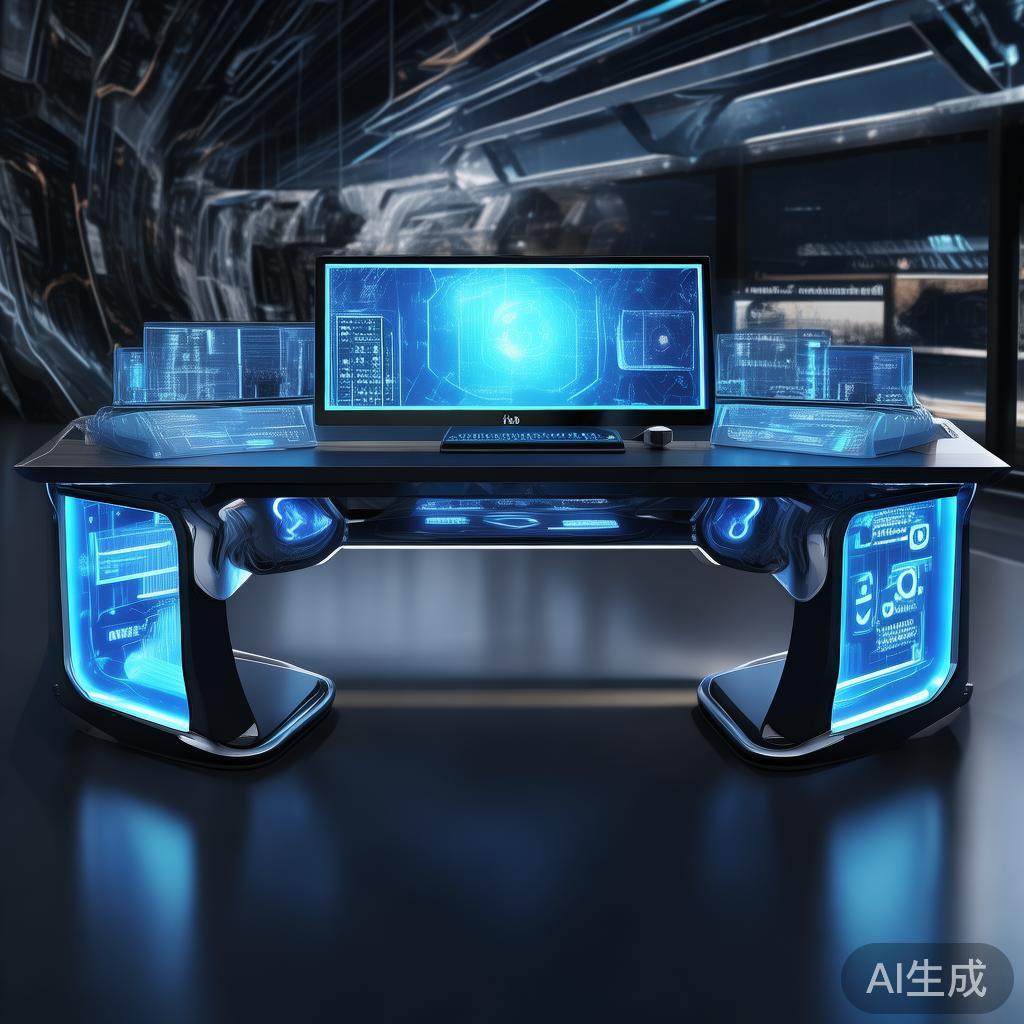 电脑桌科技动态壁纸，从设计到功能的革新
