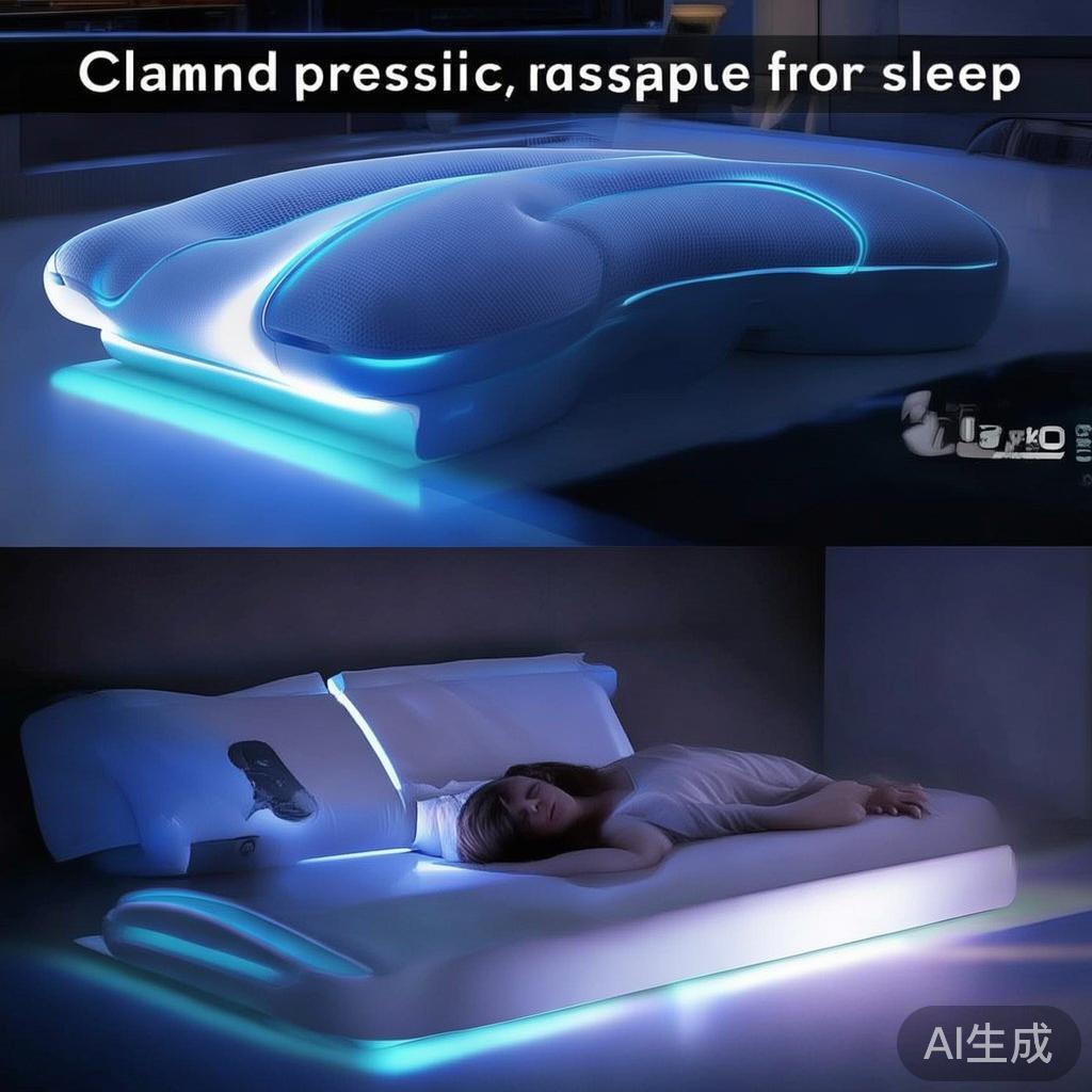 cY3睡眠黑科技动态释压枕，静心入睡的黑科技睡眠枕