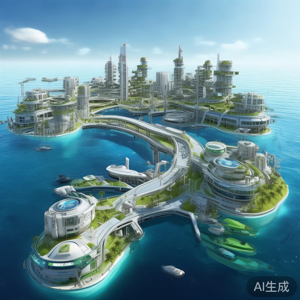 海洋科技开发区规划图示