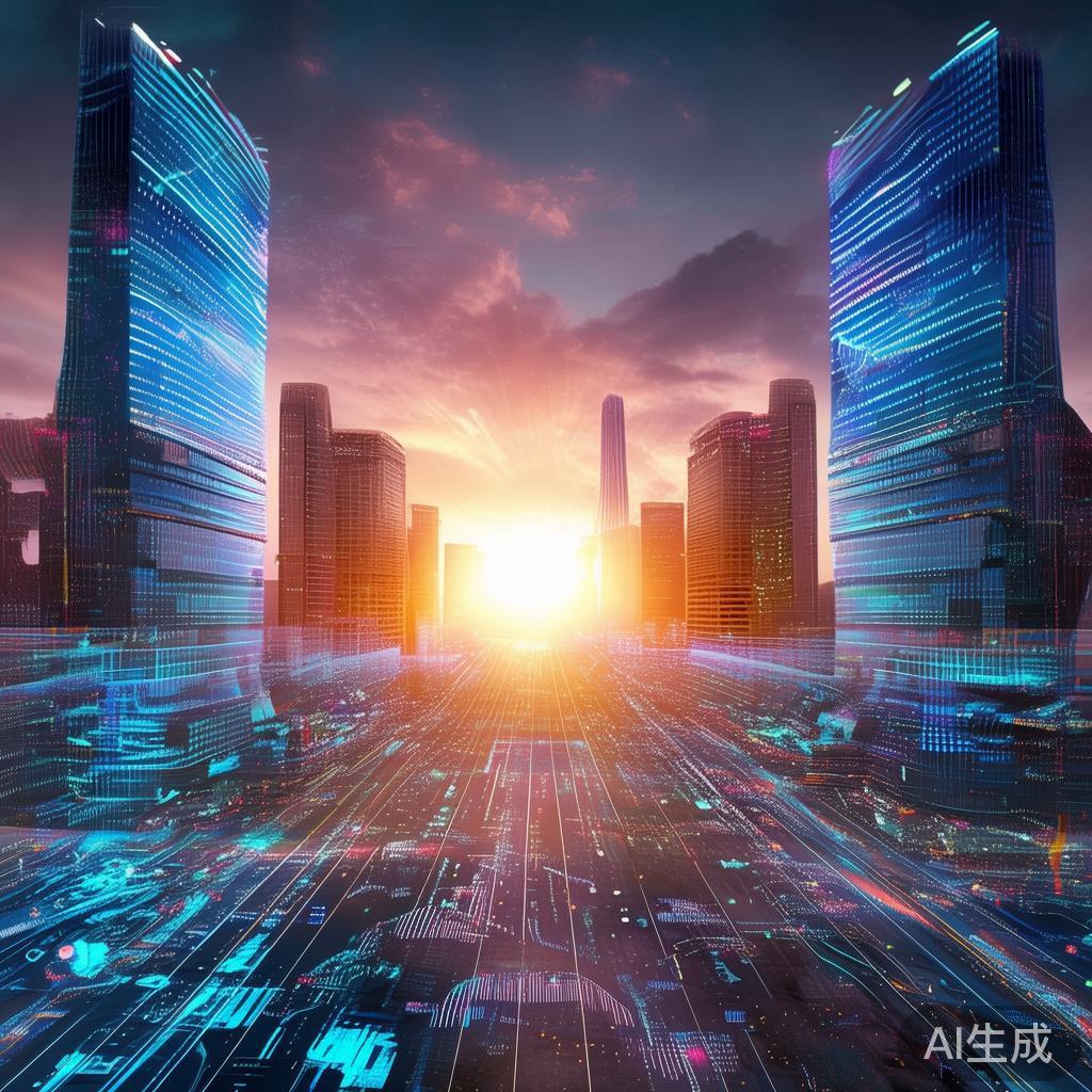 八月科技动态图，科技之光在八月绽放