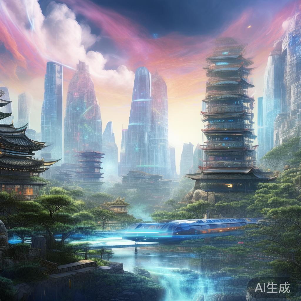 科技发展新图景,画意画科技 科技发展新图景,画意画科技