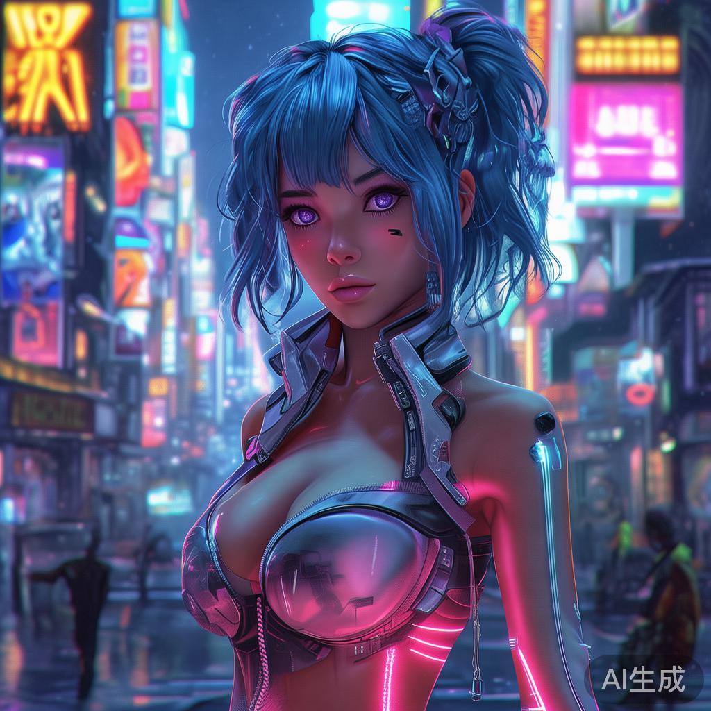 女生漫画科技动态壁纸