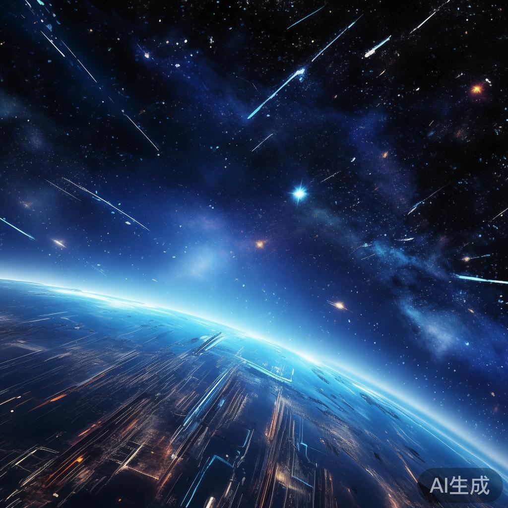 星辰大海，璀璨未来，星辰科技动态壁纸图解