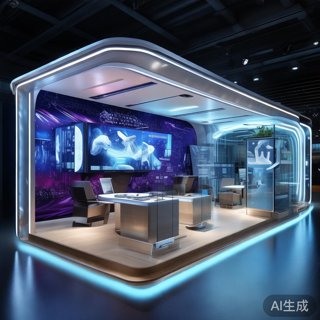 科技动态展台效果图设计与制作指南
