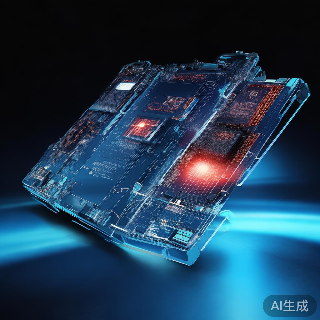 科技动态故障海报模板，创新设计，高效可靠