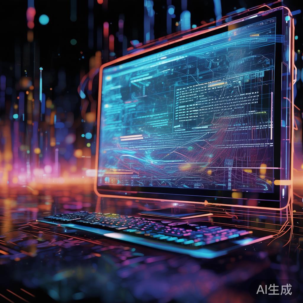 电脑科技的动态图，揭示未来图形时代的美好图景